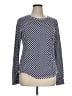 T by Talbots Polka Dots Blue Pullover Sweater Size XL - photo 1