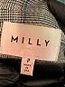Milly 100% Wool Plaid Blue Gray Wool Blazer Size P (petite) - photo 6
