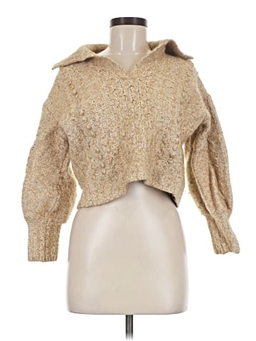 Madewell Cotton-Merino Wool Blend Cable-Knit Sweater (view 1)