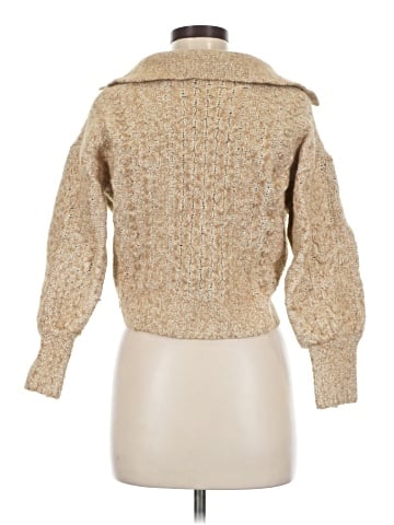 Madewell Cotton-Merino Wool Blend Cable-Knit Sweater (view 2)
