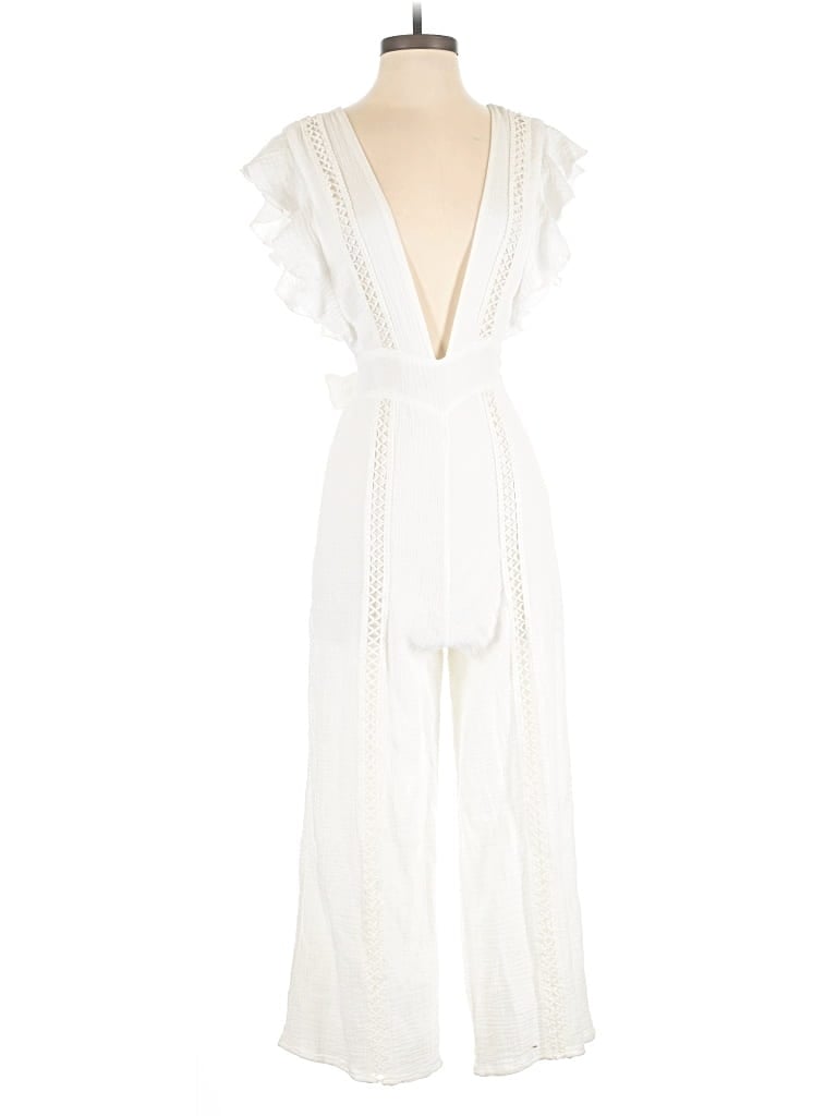 Pre-owned Majorelle Jumpsuit In Ivory