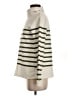 Dudley Stephens Stripes Ivory Turtleneck Sweater Size S - photo 5