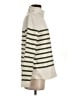 Dudley Stephens Stripes Ivory Turtleneck Sweater Size S - photo 4