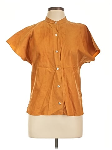 Theory Short Sleeve Blouse (view 1)
