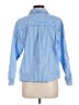 Talbots 100% Cotton Stripes Blue Long Sleeve Button-Down Shirt Size Lg Petite - photo 2