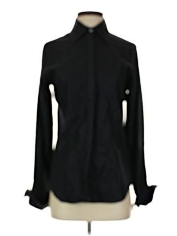 Pink Tartan Long Sleeve Blouse (view 1)