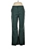 MNG Solid Green Teal Casual Pants Size 10 - photo 1
