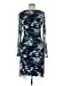 DKNY Graphic Blue Cocktail Dress Size 8 - photo 2