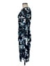 DKNY Graphic Blue Cocktail Dress Size 8 - photo 5