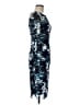 DKNY Graphic Blue Cocktail Dress Size 8 - photo 4