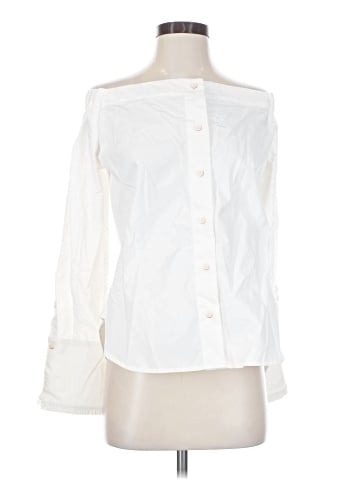 Eva Mendes by New York & Company Long Sleeve Blouse (view 1)