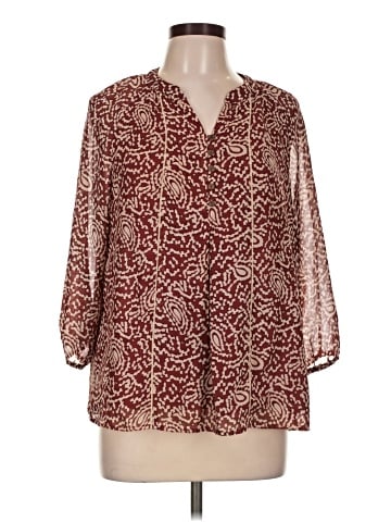 Coldwater Creek 3/4 Sleeve Blouse (view 1)