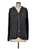Eberjey Gray Long Sleeve Button-Down Shirt Size M - photo 1