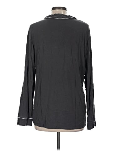 Eberjey Long Sleeve Button-Down Shirt (view 2)