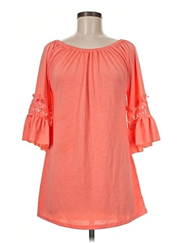 Win Win 3/4 Sleeve Blouse (view 1)