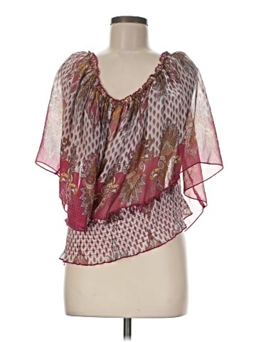 Ultra Pink Short Sleeve Blouse (view 1)