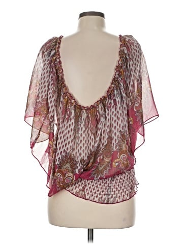 Ultra Pink Short Sleeve Blouse (view 2)