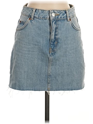 Topshop Denim Skirt (view 1)