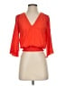 Ramy Brook 100% Polyester Orange 3/4 Sleeve Blouse Size XS - photo 1
