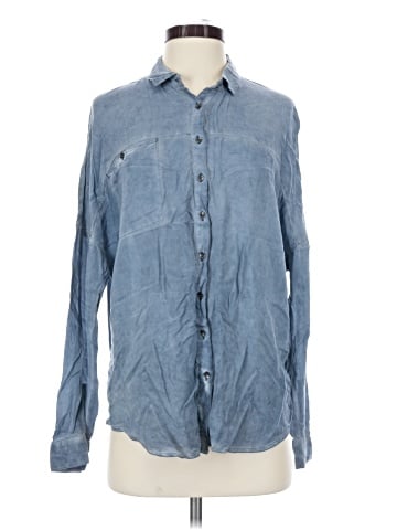 Silence and Noise Long Sleeve Button-Down Shirt (view 1)