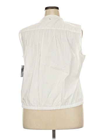 Alfani Sleeveless Button-Down Shirt (view 2)