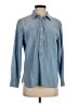 J.Crew Blue Long Sleeve Button-Down Shirt Size 2 (petite) - photo 1