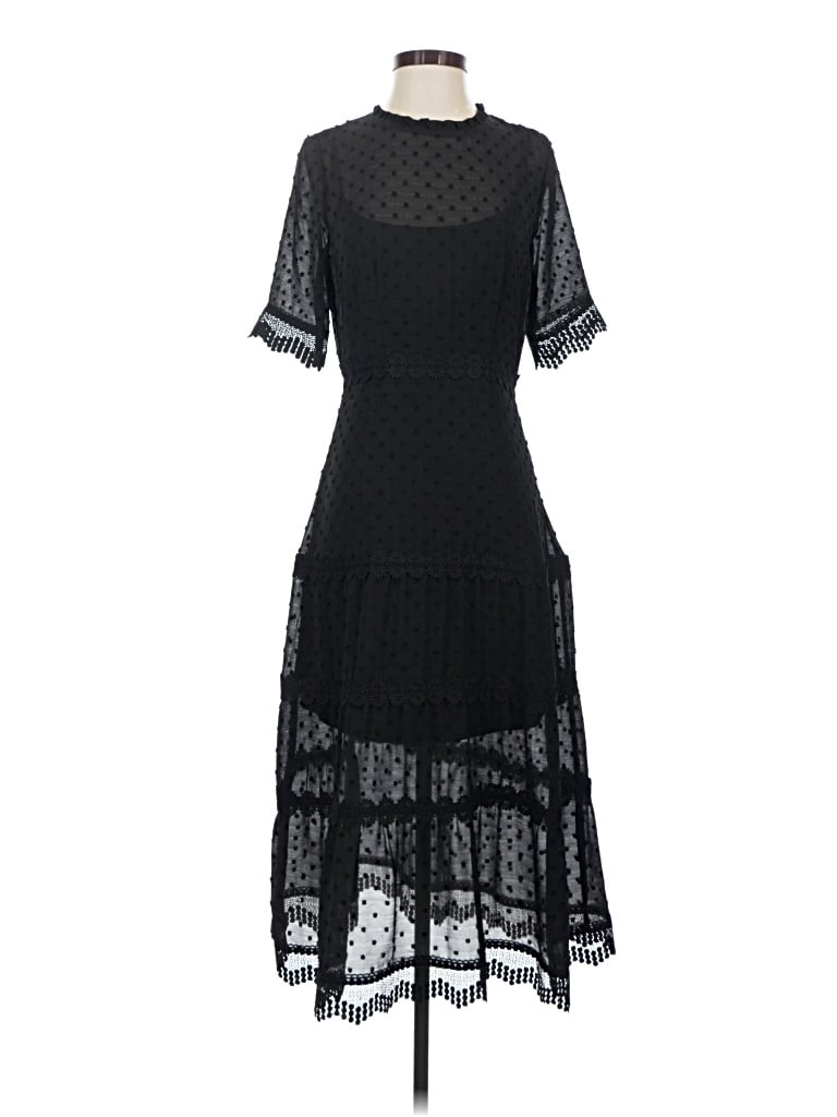 Pre-owned Lulus Cocktail Dress In Black