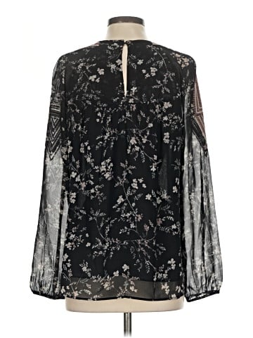 Pale Sky Long Sleeve Blouse (view 2)