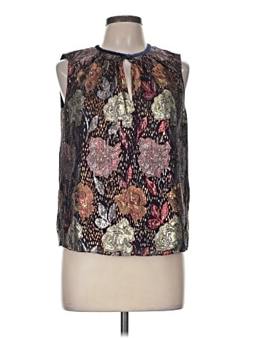 Rebecca Taylor Sleeveless Silk Top (view 1)