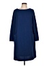 Boden 100% Polyester Solid Blue Casual Dress Size 12 - photo 1