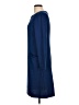 Boden 100% Polyester Solid Blue Casual Dress Size 12 - photo 5