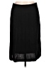 St. John Solid Black Casual Skirt Size L - photo 1