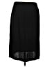 St. John Solid Black Casual Skirt Size L - photo 2