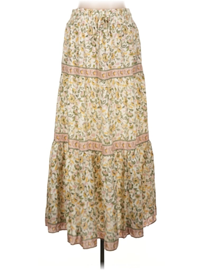 Pre-owned Japna Casual Skirt In Yellow