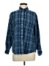 L.L.Bean 100% Cotton Plaid Blue Long Sleeve Button-Down Shirt Size M - photo 1