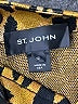 St. John Animal Print Black Gold Jacket Size 12 - photo 6