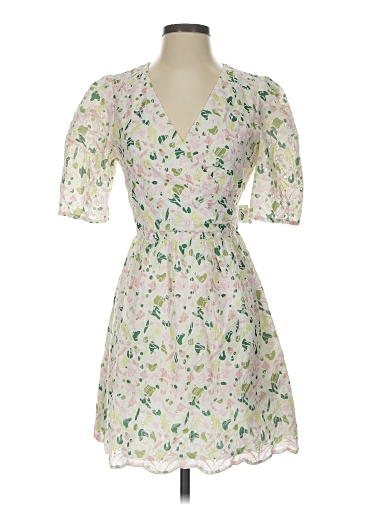 Pre-owned Adelyn Rae Cocktail Dress In Ivory