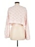 Francesca's 100% Polyester Pink Pullover Sweater Size M - photo 2