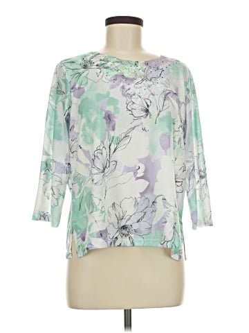 Alfred Dunner 3/4 Sleeve T-Shirt (view 1)