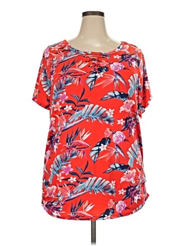 New York Laundry Short Sleeve Blouse (view 1)
