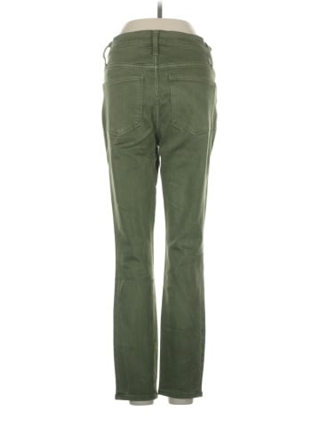 Madewell 9" Mid-Rise Skinny Crop Jeans: Garment-Dyed Button-Front Edition (view 2)