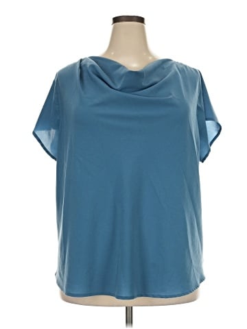 Universal Standard Short Sleeve Blouse (view 1)