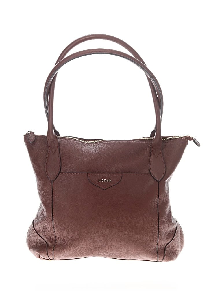 Pre-owned Lodis Leather Tote Bag In Brown