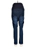 Times Two Maternity Solid Blue Jeggings Size L - photo 2