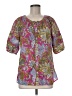 Talbots Purple Short Sleeve Blouse Size M - photo 1