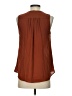 Fun2Fun 100% Polyester Brown Sleeveless Blouse Size S - photo 2