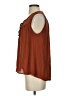 Fun2Fun 100% Polyester Brown Sleeveless Blouse Size S - photo 5