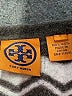 Tory Burch 100% Wool Chevron-herringbone Black Wool Pullover Sweater Size M - photo 7