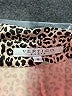 VERTIGO Animal Print Tan 3/4 Sleeve Button-Down Shirt Size S - photo 7
