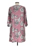 Apt. 9 Floral Gray Casual Dress Size L - photo 2